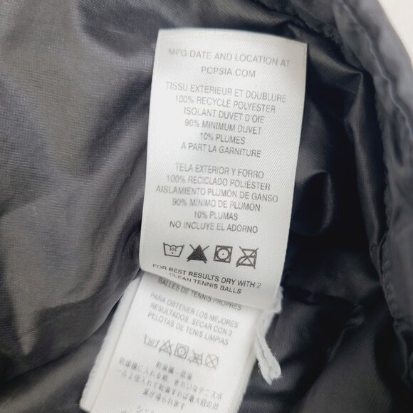 Patagonia Men's Black Down Sweater Thermoball Mock Neck Puffer Jacket Size M - Picture 7 of 9